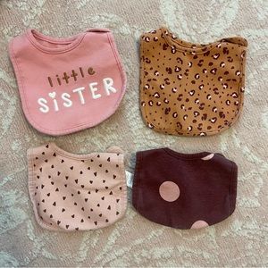 Baby Girl Bibs